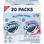 Oreo Chocolate Sandwich Cookies, Gluten Free, 20 Packs 20 ea