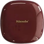 Mocado Compact LED Travel Makeup Mirror - 4 Inches 1X/10X Magnification Travel Mirror with Light Dimmable Double Sides Lighted USB Rechargeable Compact Mirror for Purse,Pocket,Travel(Wine Red)