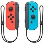 Joy-Con (L/R) Wireless Controllers for Nintendo Switch - Neon Red/Neon Blue