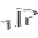 Moen T908 Genta LX Chrome Two-Handle Roman Tub Faucet