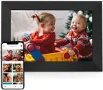 Cozyla Digital Photo Frame WiFi Smart Digital Picture Frame Free Unlimited Storage Share Photo with Family and Friend Via App Em