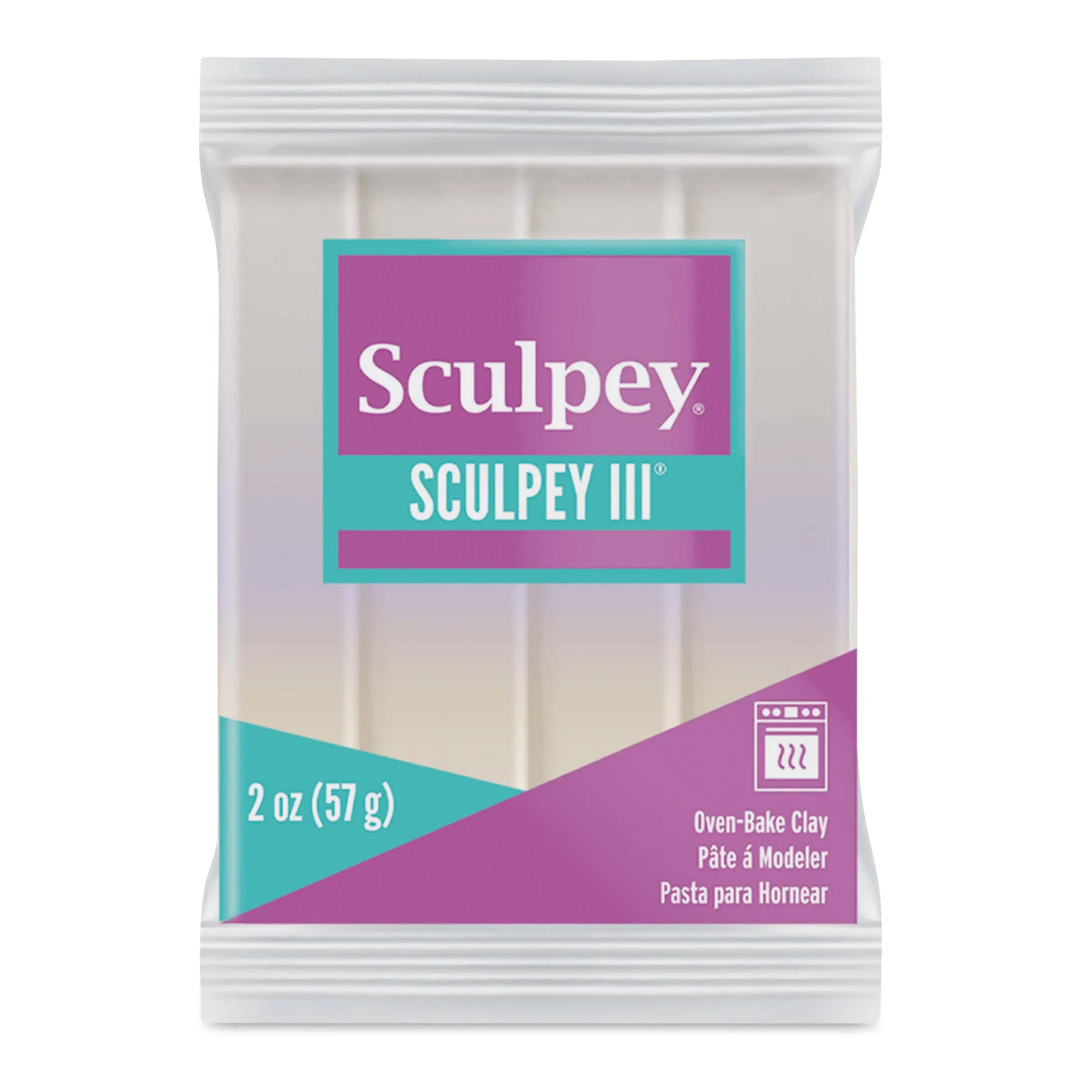 Sculpey III Polymer Clay 2oz Black Glitter