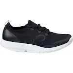 Oofos Men's OOmg Sport LS Shoe White-Black / 10