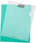 JAM Paper 9" x 11.5" Plastic Sleeve Page Protectors, 12ct.