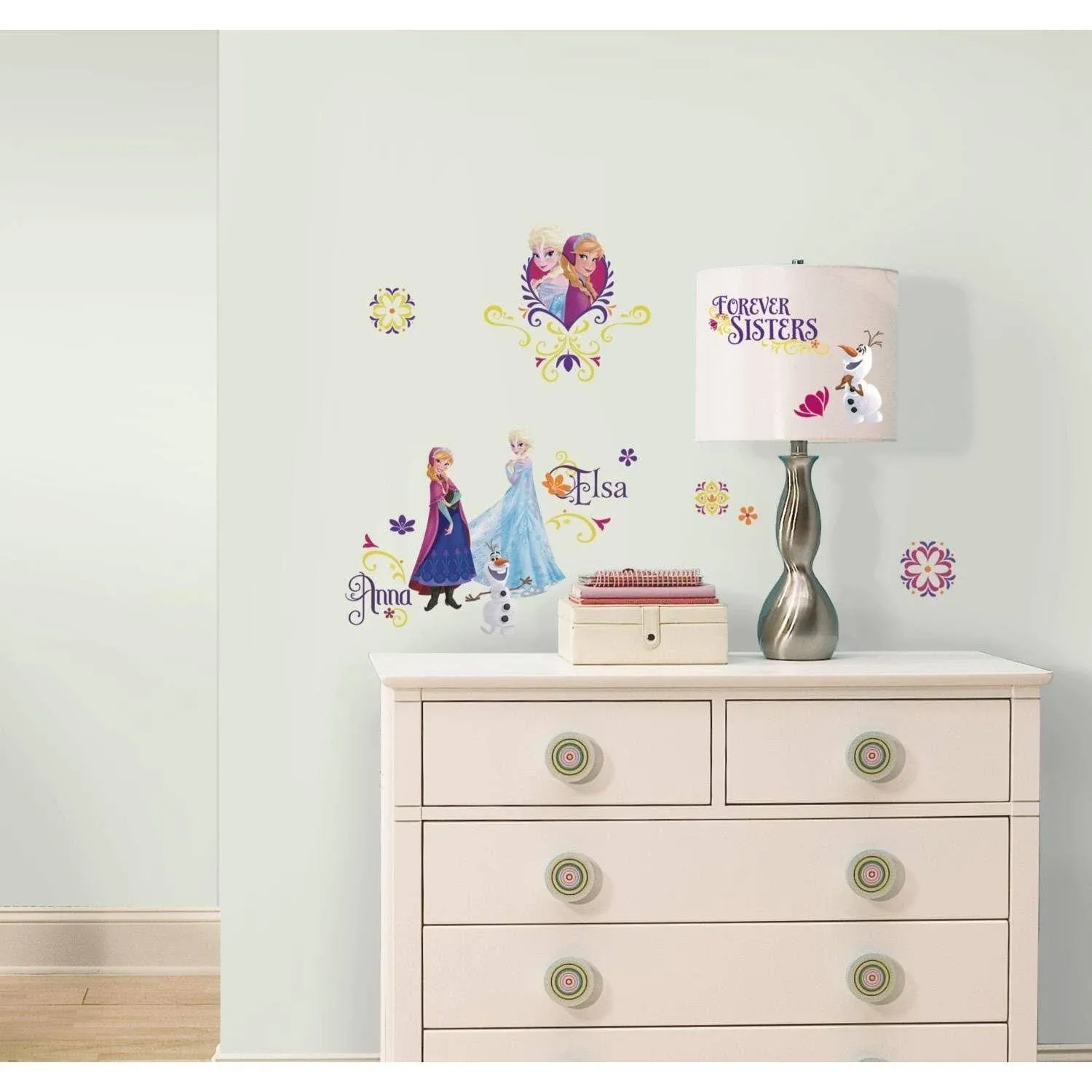 RoomMates RMK2652SCS Disney Frozen Spring Peel and Stick Wall Decals