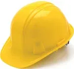 Pyramex Yellow Cap Style 4 Point Ratchet Suspension Hard Hat