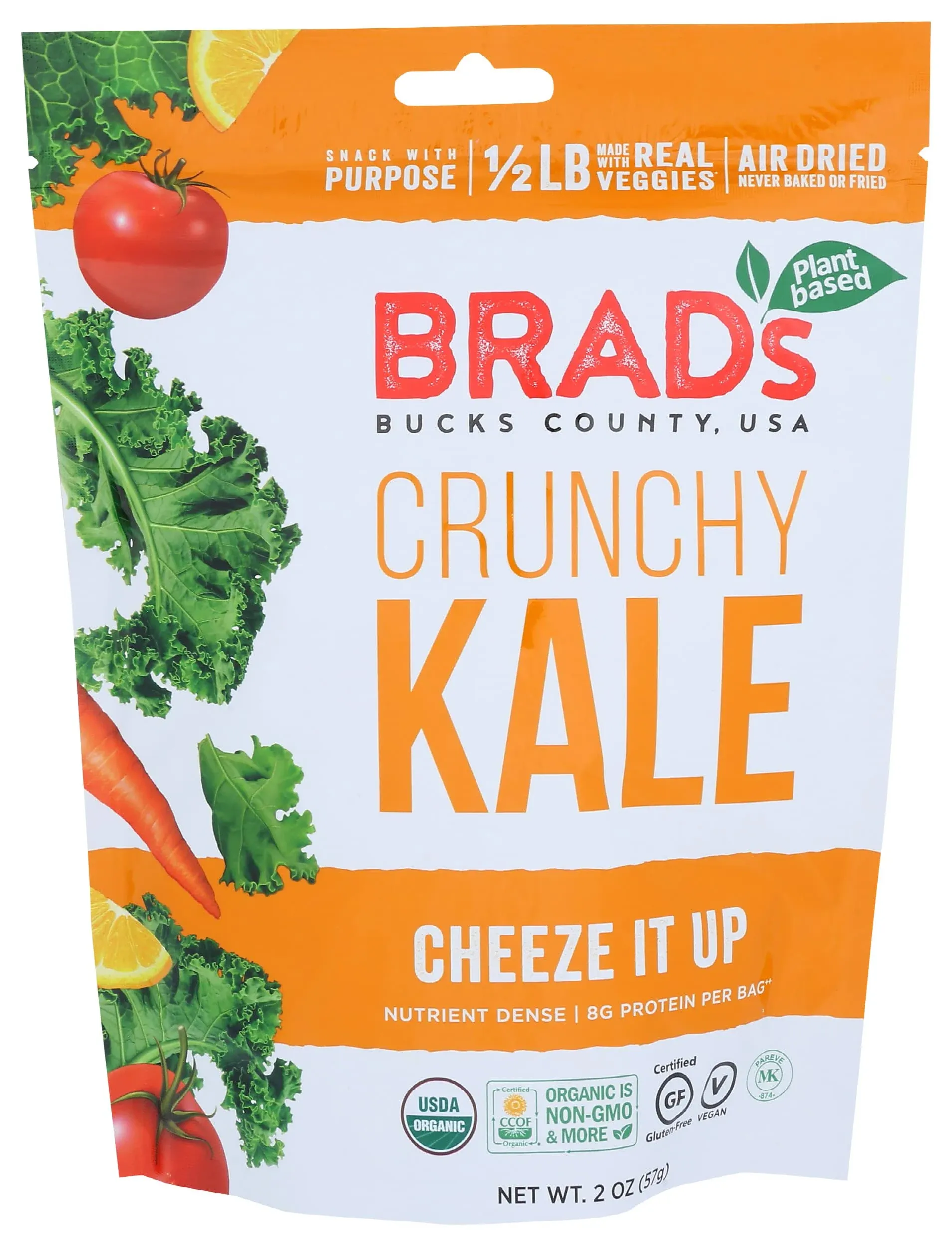 Brad's Plant Based Crunchy Kale Cheeze It Up