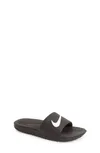 Shop Nike Kawa Shower Slides In 001 Black/white