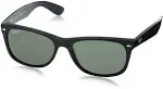 New Ray-Ban New Wayfarer Classic Black Men&#039;s Sunglasses RB2132 901/58 58-18