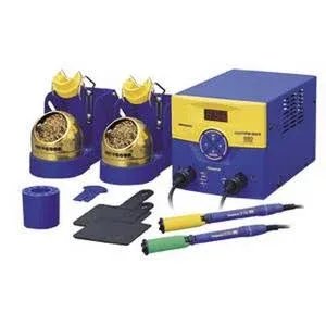 Hakko FM203-DP ESD-Safe Dual Port Solder Station, 2xFM-2027, 140 W/24V