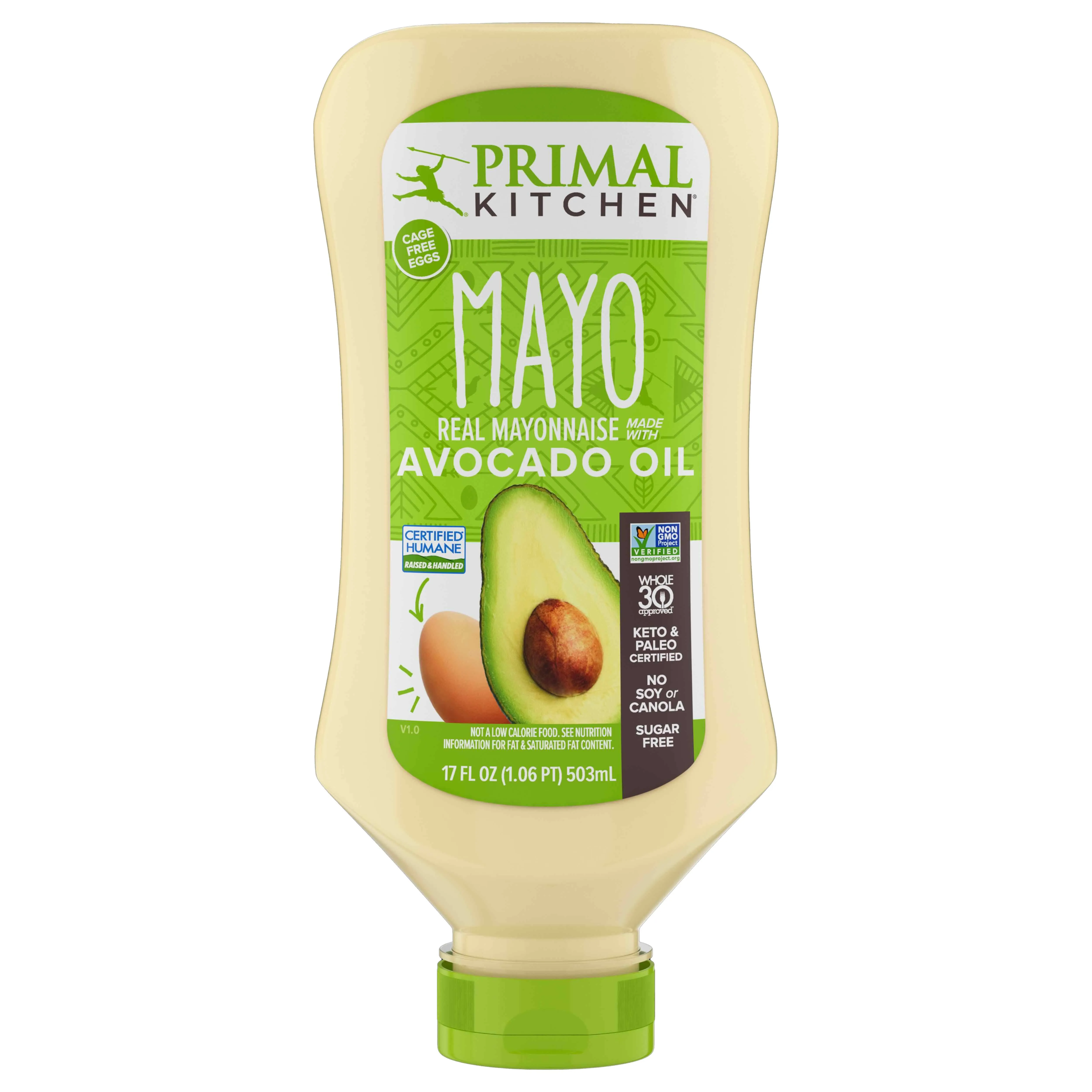 Primal Kitchen Real Mayo, with Avocado Oil - 17 fl oz