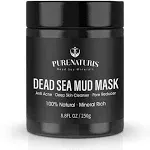 Organic Dead Sea Mud Mask for Face &amp; Body Premium Spa Quality Pore Minimizer for