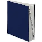 Pendaflex Expanding Desk File A-Z Letter Size Acrylic-Coated Pressboard Dark Blue