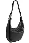 Rag & Bone Spire Leather Hobo Bag - Black