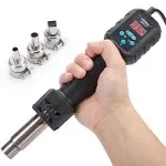 YIHUA 8858 IV Multi-Purpose Heat Gun for Crafting, Electronics Soldering, DIY, Shrink Tubing and Wrap, Torch Marker and Paste, Epoxy Resin with Temperature and Air Volume Control Function, 3 Nozzles