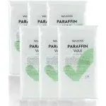 wewax Paraffin Wax Refills for Paraffin Baths, 6 Packs Unscent Paraffin Wax for Hand and Feet Hydration and Moisturizing