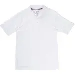 French Toast Boys' Short Sleeve Pique Polo Uniform Shirt (Standard & Husky)