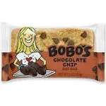 Bobo's Oat Bars (Chocolate Chip, 12 Pack of 3 oz Bars) Gluten Free Whole Grain Rolled Oat Bars - Great Tasting Vegan On-The-Go Oatmeal Snack, Made in