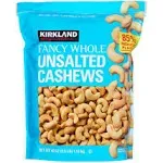 Kirkland Signature Unsalted Cashews, 2.5 lb, 2 Pack