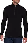 Smartwool Men's Merino 250 Base Layer 1/4 Zip - Black / XL