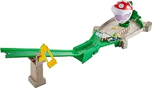 Hot Wheels Mario Kart Piranha Plant Slide Track Set