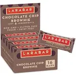 Larabar Gluten Free Bar, Chocolate Chip Brownie, 1.6 oz Bars 16