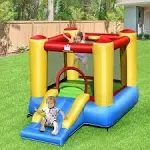 Costway Kids Inflatable Jumping Bounce House Slide