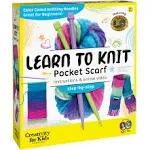 Creativity for Kids Learn to Knit - Pocket Scarf