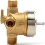 Wood Grip 3/6 Setting Diverter Rough-In Valve - Durable Solid Brass Construction - Replaces 6-Setting, 3-porter Diverter Trim Kit - Leak-proof Reliability - Pressure Tested - 3.58 x 4.41 x 3.43 Inches