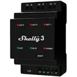 Shelly Pro 3 3x wlan smart relay 16A