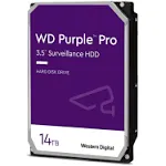 WD WD142PURP Purple Pro 14 TB Hard Drive, Internal SATA