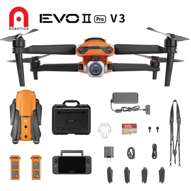 Autel Robotics EVO II V3 Pro 6K Rugged Drone Bundle