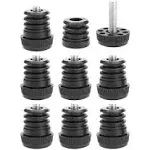 Uxcell Leveling Feet 1" 25mm OD Round Insert Furniture Adjustable Leveler 8 Sets | Harfington