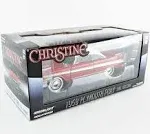 Greenlight 1958 Plymouth Fury Red Evil Version (with Blacked Out Windows) Christine (1983) Movie 1/24 Diecast Model Car