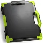 Compact Clipboard Storage Box for Letter/Legal Documents - On-the-Go Essential