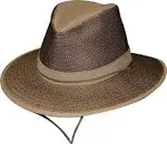 Henschel Men's Polycotton Packable Mesh Breezer Safari Hat, Earth