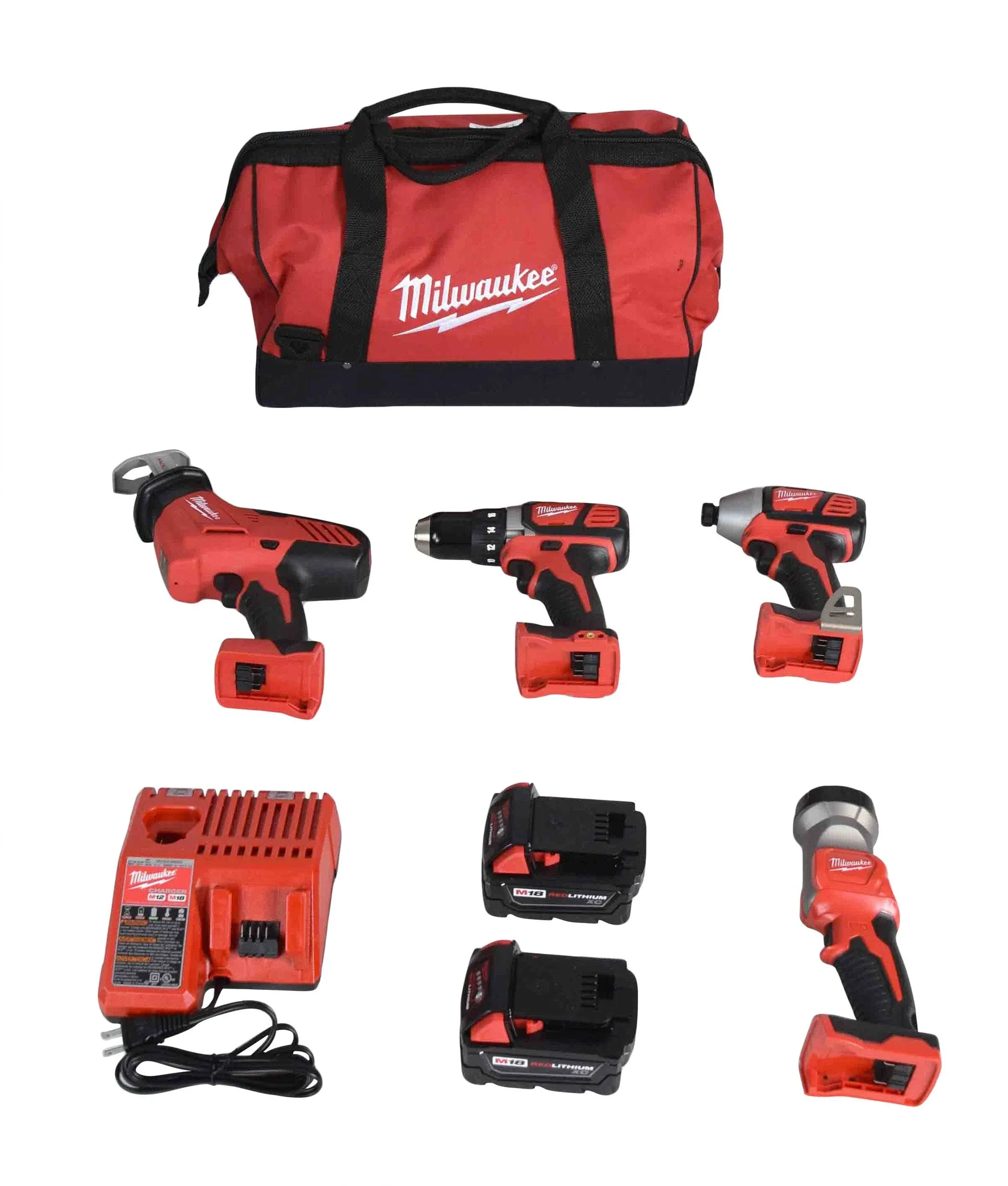 M18 Cordless Lithium-Ion 4-Tool Combo Kit