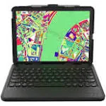 Zagg - Rugged Book - Wireless Keyboard Case for Apple iPad Air