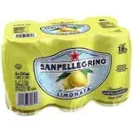 Sanpellegrino Italian Sparkling Drink Limonata, Sparkling Lemon Beverage, 24 Pack of 11.15 fl oz Cans