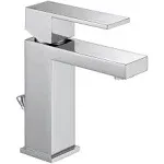 Delta 567LF-HGM-PP Modern 0.5 GPM 1 Hole Bathroom Faucet - Chrome