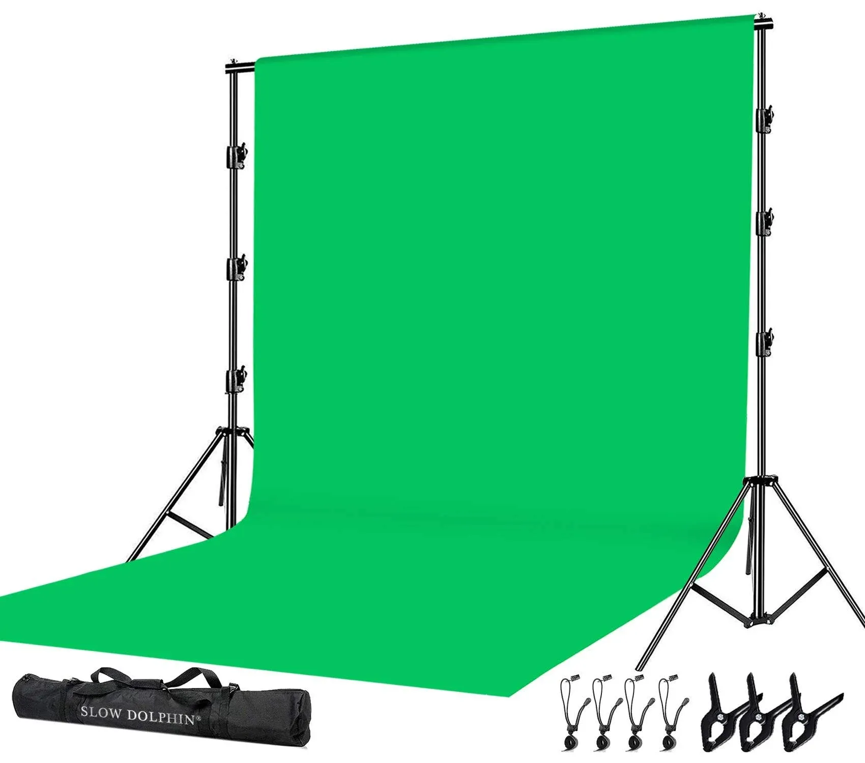 Photo Video Studio 10 x12ft 100% Cotton Muslin Chromakey Green Screen Backdro...