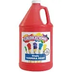 Colorations Simply Tempera Paint, Red - 1 Gallon