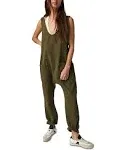 Free People High Roller Jumpsuit XLarge Moss Stone