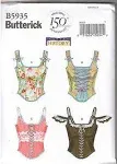 B5935 Misses&#039; Boned Corsets with Lacing Sizes 12-20 Butterick Sewing Pattern