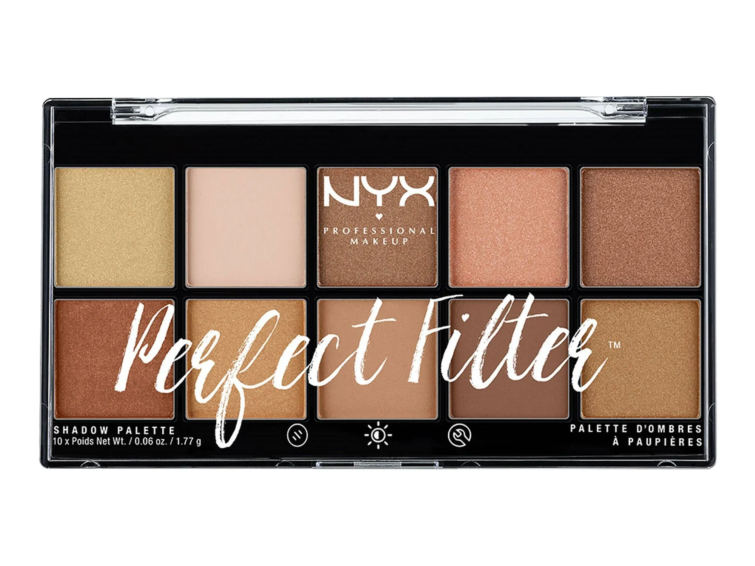 NYX Cosmetics Perfect Filter Shadow Palette W12.112 Brand New Free Fast Ship