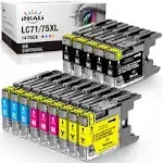 INK4U Compatible LC75 Ink Cartridges Replacement for Brother LC75 LC71 LC79 XL for MFC-J6510DW MFC-J6710DW MFC-J6910DW MFC-J280W MFC-J425W MFC-J430W Printer(5 Black,3 Cyan,3 Magenta,3 Yellow,14 Pack)