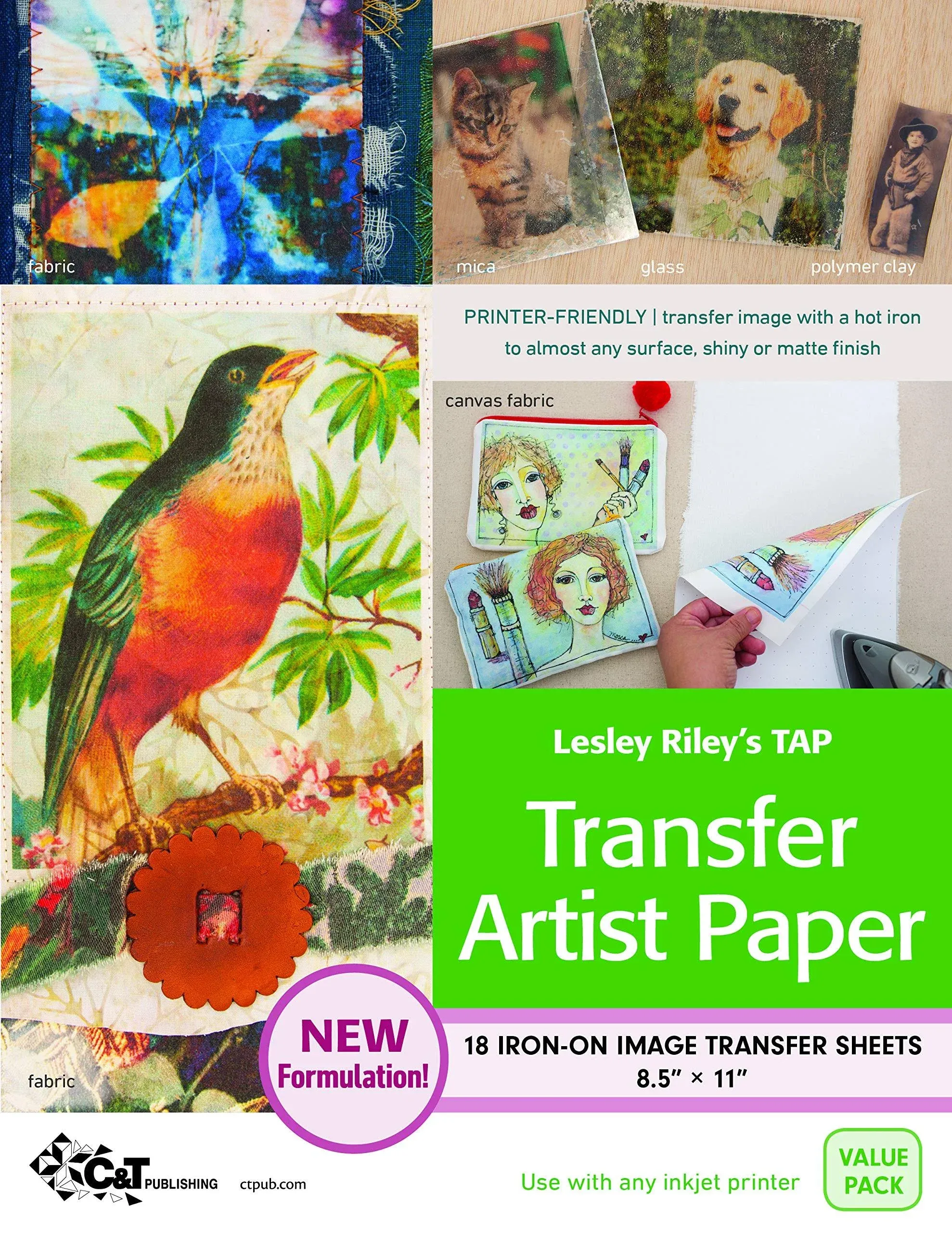 Transfer Artist Paper 8.5"X11" 18/Pkg