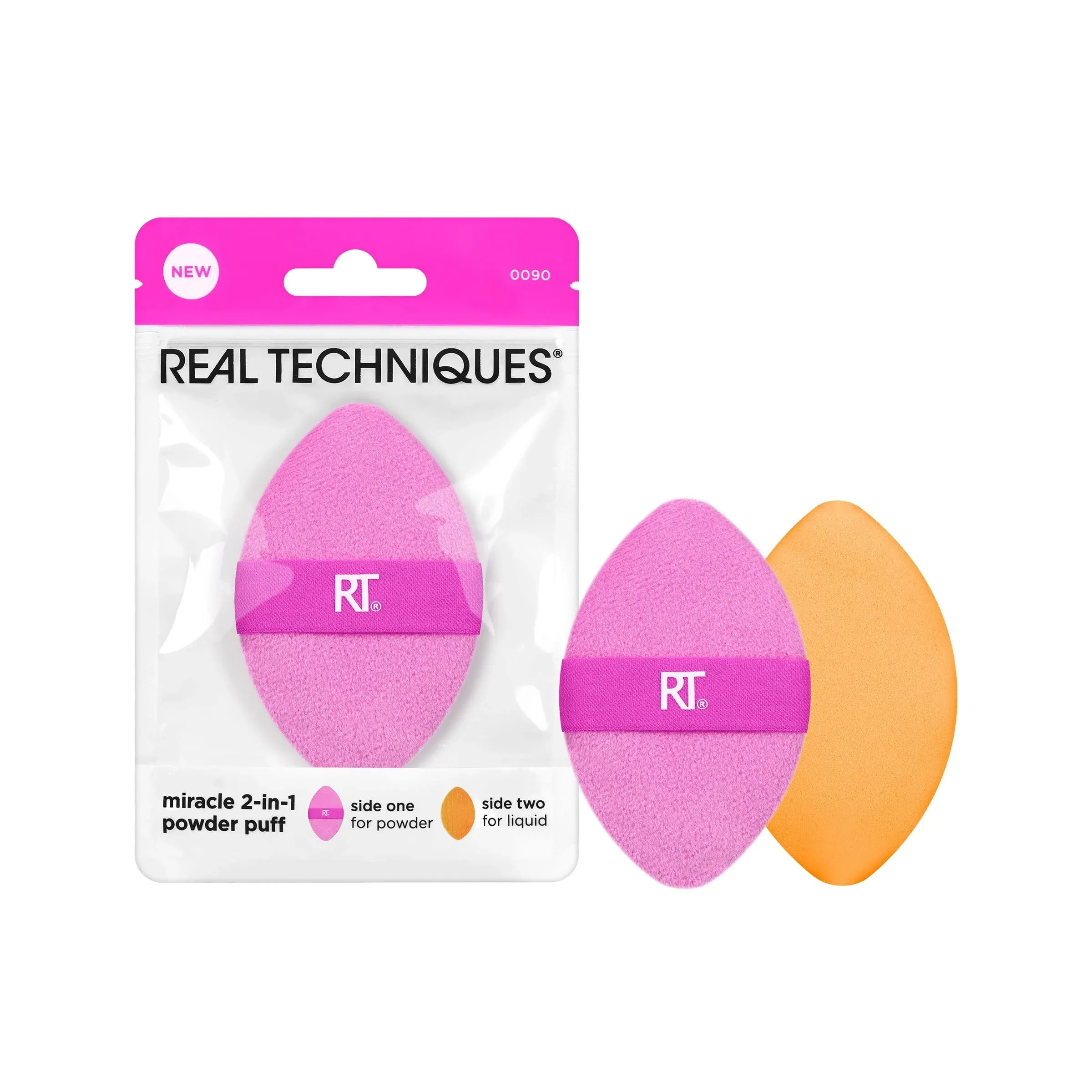 Real Techniques Miracle 2-in-1 Powder Puff + Travel Case