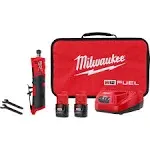 Milwaukee 2486-22 M12 FUEL 12V 1/4&#034; Cordless Brushless Straight Die Grinder Kit