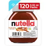 NUTELLA® Hazelnut Spread .52 oz. Portion Control Pack - 120/Case